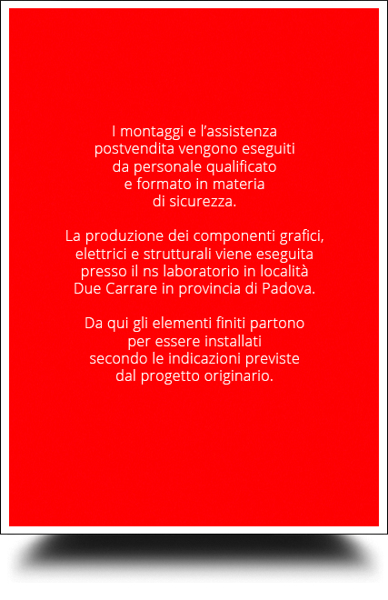 Insegne pubblicitarie Padova